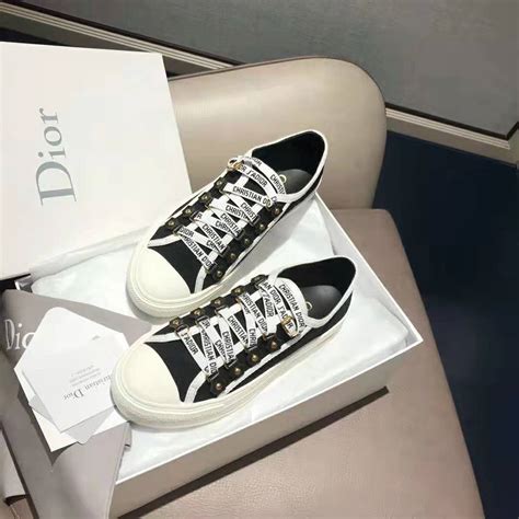 women's black christian dior sneakers|authentic Christian Dior sneakers.